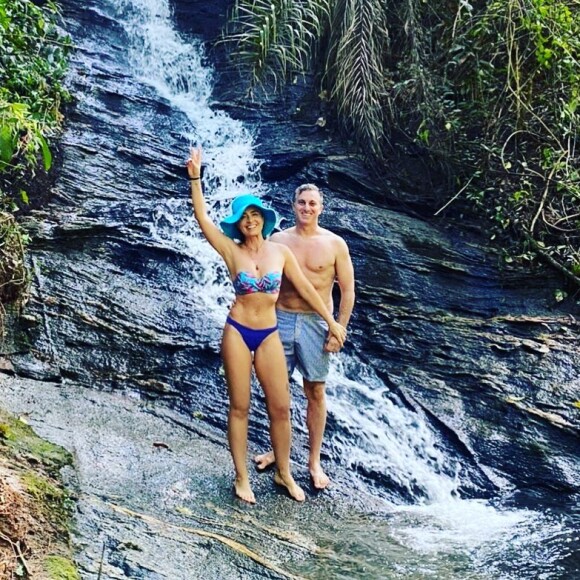 Angélica homenageou Luciano Huck em aniversário do apresentador
