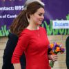 Kate Middleton durante evento beneficente na Inglaterra
