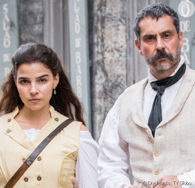 Novela 'Nos Tempos do Imperador' tem Pilar (Gabriela Medvedovski) propondo casamento a Tonico (Alexandre Nero)