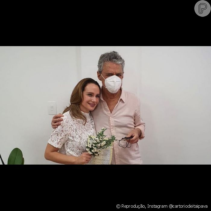 Chico Buarque e Carol Proner se casaram em Itaipava, no Rio de Janeiro