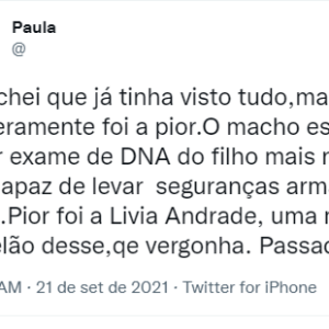 Internautas se chocam com atitude de Lívia Andrade de acompanhar Marcos Araújo em exame de DNA do filho