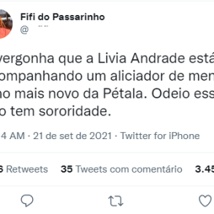 Lívia Andrade vai parar nos assuntos mais comentados do Twitter ao surgir em laboratório para acompanhar exame de DNA