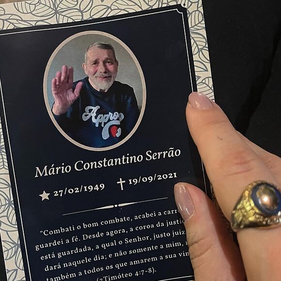 Mário Serrão morreu no último dia 19 de setembro