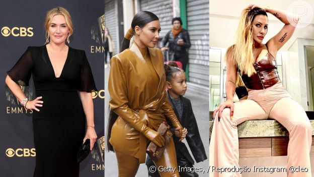 A moda de Librianas como Kate Winslet, Kim Kardashian e Cleo Pires