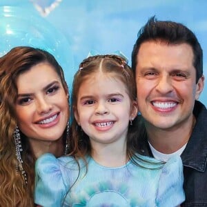 Filha de Mirella Santos e Ceará completou 7 anos e ganhou festa temática dos pais