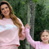 Mirella Santos mostra passeio com filha e tamanho de Valentina surpreende web: 'Enorme'