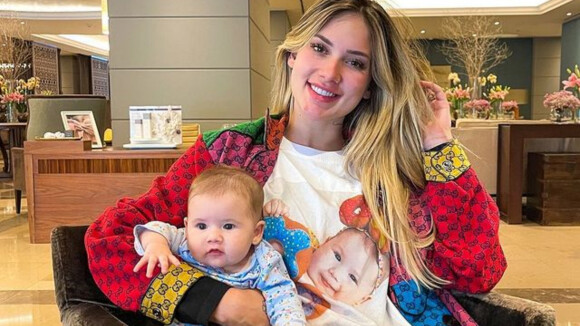 Virgínia Fonseca usa camisa com rosto da filha, Maria Alice, e admite: 'Somos bregas'
