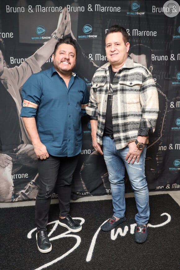 Bruno e Marrone se apresentaram no Vila JK, em São Paulo