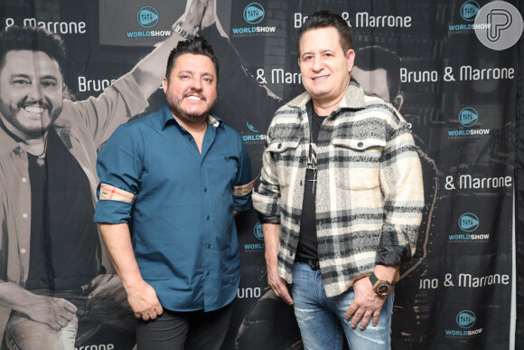 Bruno e Marrone fizeram show em São Paulo nesta terça-feira, 19 de outubro de 2021