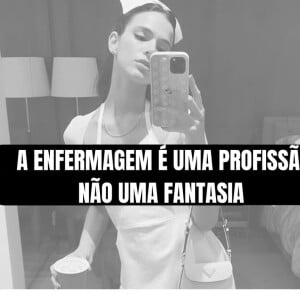 Coren-SP fez nota de repúdio à escolha de fantasia de Bruna Marquezine para o Halloween: 'Incentiva a sexualização de uma categoria luta por valorização e respeito'