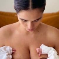 Nanda Costa mostra amamentação das filhas gêmeas: 'De 3 em 3h'