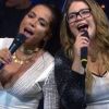 Anitta reuniu fotos com a cantora Marília Mendonça após morte da sertaneja