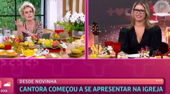 Ana Maria Braga entrevistou Marília Mendonça no 'Mais Você'
