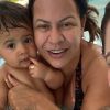 Ruth Moreira, mãe de Marília Mendonça, também está cuidando do neto, Léo