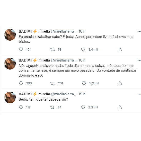 MC Mirella desabafa sobre aproximação de Dynho e Sthe em 'A Fazenda 13'