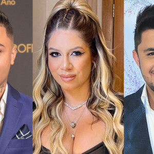 Felipe Araújo cantou 'De Quem É A Culpa', composição de Marília Mendonça que seu saudoso irmão, Cristiano Araújo, mostrou na última vez que se viram antes de ele morrer