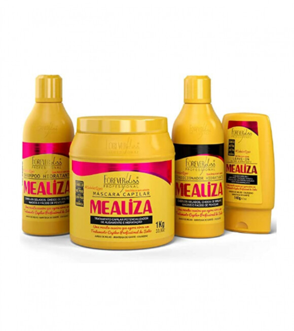 Para um cabelo liso e sem frizz, confira essa oferta do Kit MeAliza da Forever Liss na Amazon