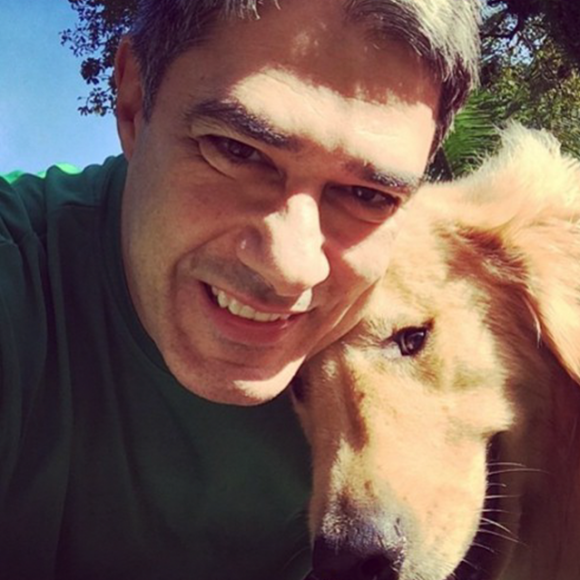 William Bonner lamenta morte de Gulliver, cachorro da família: 'Por aqui, a saudade só não vai ser maior que o carinho'