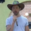 'A Fazenda 13': Rico Melquiades passou o chapéu de fazendeiro para Dynho Alves, após ter indicado o funkeiro para a décima segunda roça