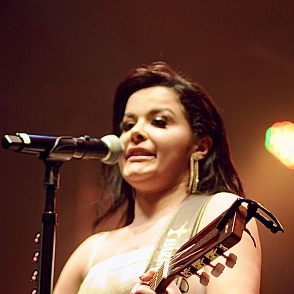 Maraisa durante o show 'Festa do Branco', em São Paulo