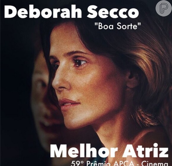 Deborah Secco comemora prêmio por 'Boa Sorte': 'Ela mudou a minha vida de várias maneiras e agora me dá esse presente'