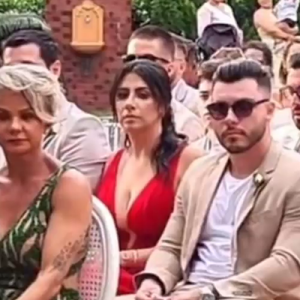 Murilo Huff foi um dos padrinhos do casamento que aconteceu ontem (21)