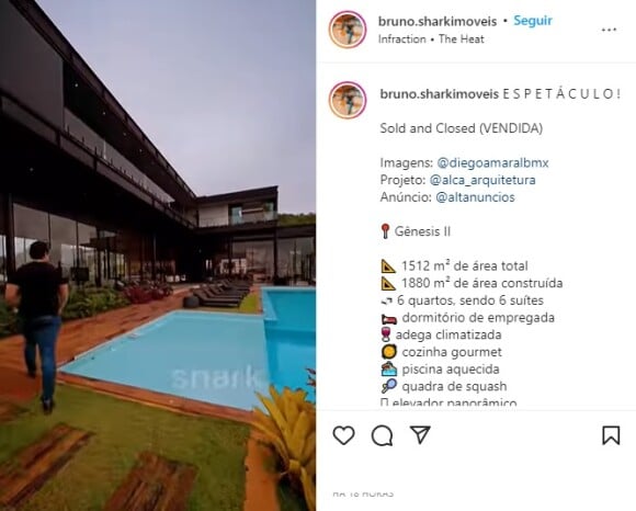Mansão de Neymar tem piscina aquecida e quadra de squash