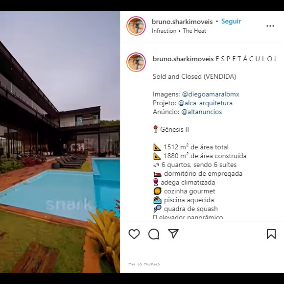 Mansão de Neymar tem piscina aquecida e quadra de squash
