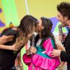 Tatá Werneck e Luciana Gimenez se beijam no 'Tudo pela Audiência'