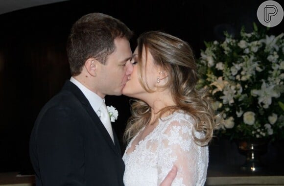 Tiago Leifert e Daiana Garbin estão casados há mais de dois anos