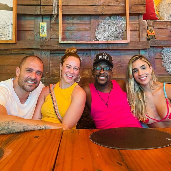 Paolla Oliveira e Diogo Nogueira se conheceram por intermédio do cantor Mumuzinho