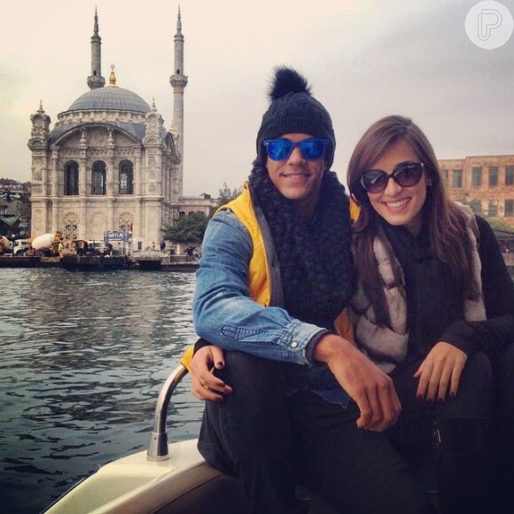 Marcello Melo Jr. curte férias na Turquia com a namorada, Caroline Alves