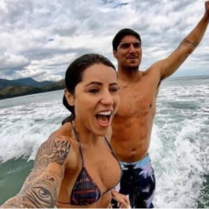Letícia Bufoni e Gabriel Medina tinham uma tatuagem juntos