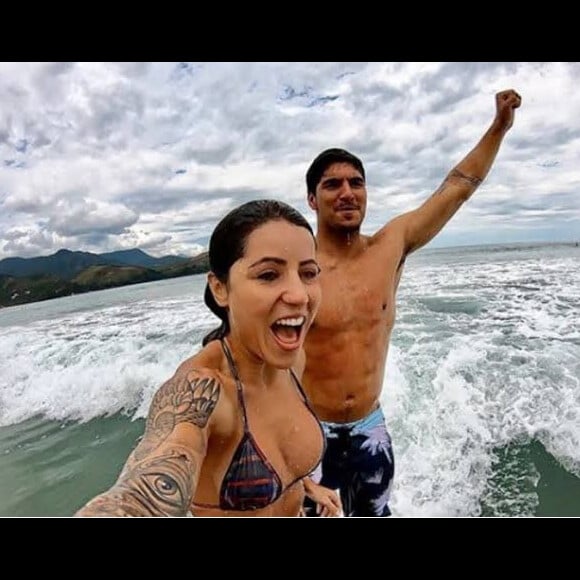 Letícia Bufoni e Gabriel Medina tinham uma tatuagem juntos