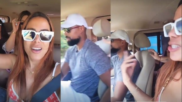 Em viagem com amigas, Anitta flerta com motorista em francês: 'Apaixonada'. Vídeo!
