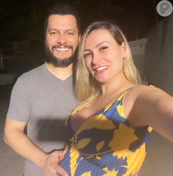 Andressa Urach espera o primeiro filho com Thiago Lopes