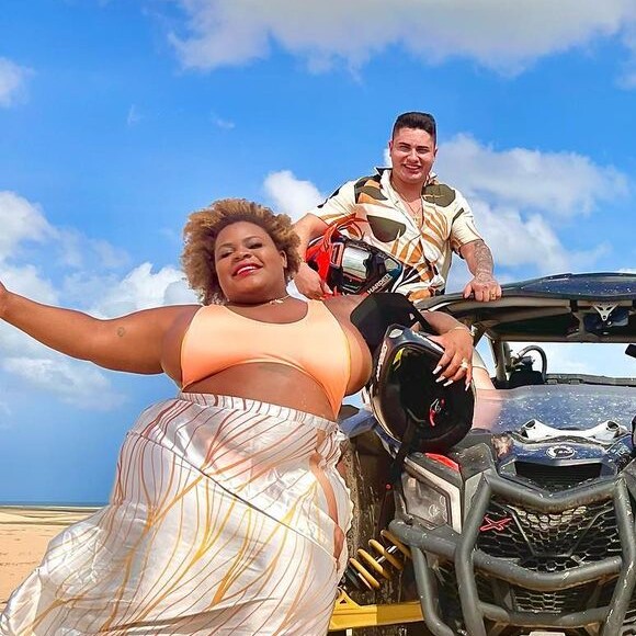 Jojo Todynho e o marido estão em lua de mel no Ceará