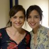 Drica Moraes e Marjorie Estiano se encontram nos bastidores da novela 'Império'
