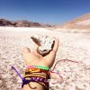 Giovanna Ewbank mostra o solo do deserto do Atacama, no Chile, para seus seguidores do Instagram