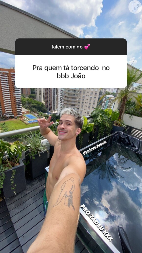 BBB 22: João Guilherme disse que sua torcida no programa vai para... Tadeu Schmidt