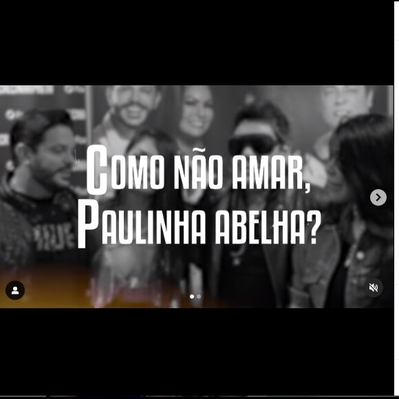 Calcinha Preta acrescentou uma abelha na logo para homenagear Paulinha