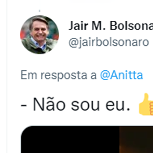 Jair Bolsonaro respondeu Anitta com com um vídeo em que um homem parecido com ele dança 'Faking Love', um dos hits da poderosa