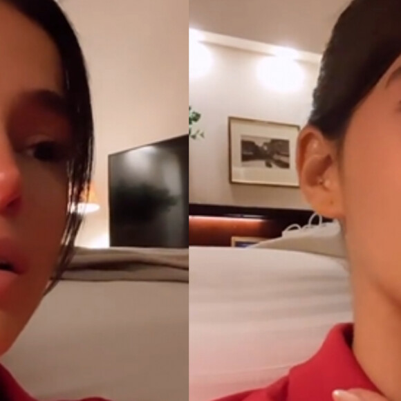 Bruna Marquezine chorou e se emocionou ao agradecer pelas mensagens de carinho que tem recebido após o anúncio do filme da DC