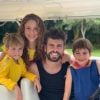 Piqué e Shakira têm dois filhos juntos