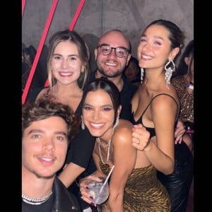 Sasha Meneghel e o marido, João Figueiredo, curtem festa juntos