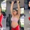 Camila Ângelo mostra rotina de treinos na reta final da gravidez