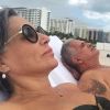 Gloria Pires está em Miami, nos EUA, com o marido, Orlando Morais