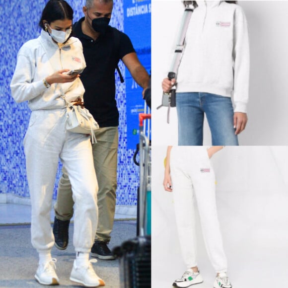 Moletom de Bruna Marquezine é da marca Sporty and Rich e custa, ao todo, R$ 3,7 mil