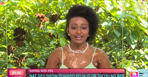 'BBB 22': Natália se lembra da avó ao comentar convite da Beija-Flor para desfilar no Carnaval