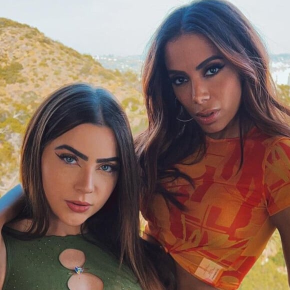 Jade Picon e Anitta se encontraram em Los Angeles